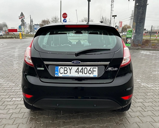 Ford Fiesta cena 39200 przebieg: 88500, rok produkcji 2016 z Bydgoszcz małe 79